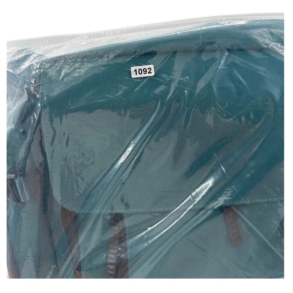 Convertible Tactical Backpack Messenger Bag Teal Blue Multi-Pocket Travel Duffel